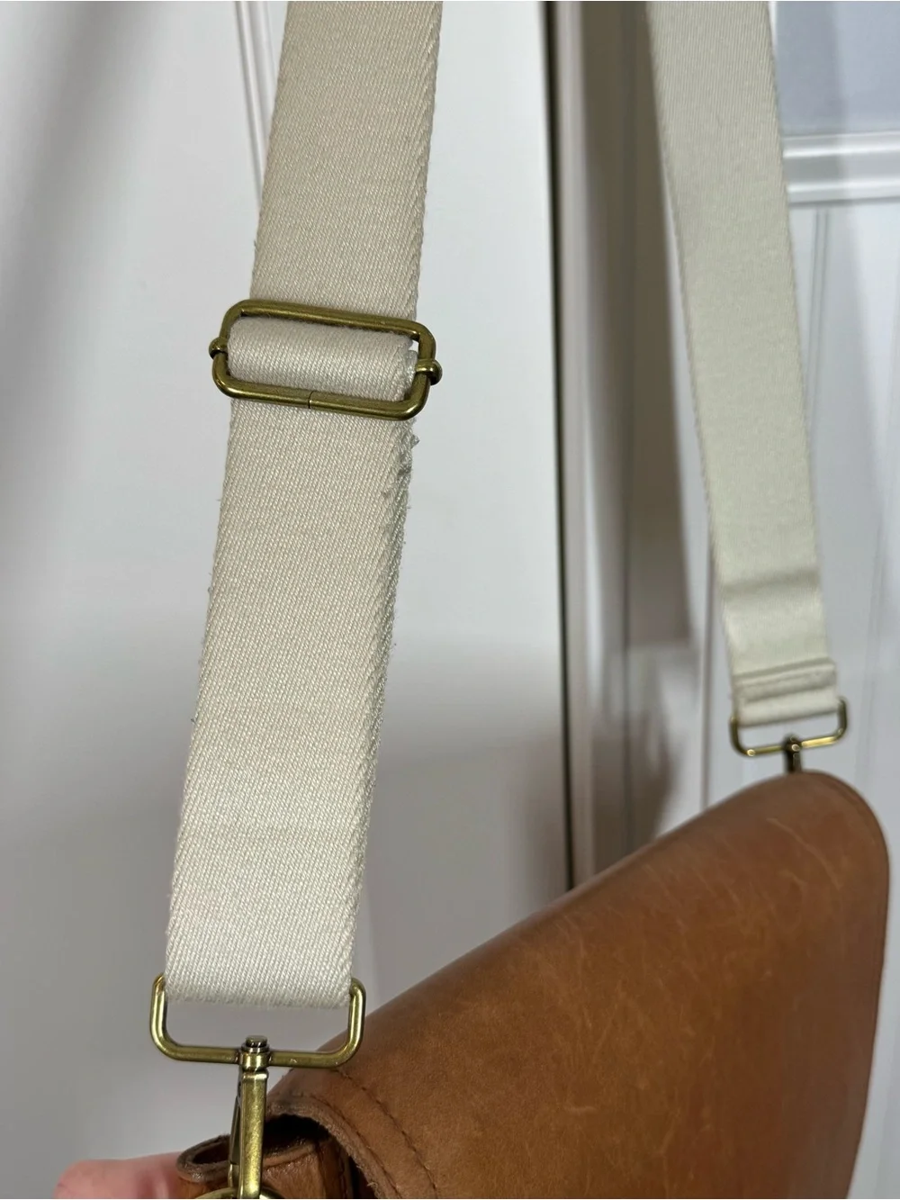Madewell Transport Flap Shoulder crossbody Bag in English saddle brown‎